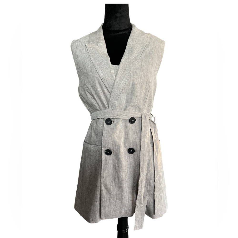 NWT 2 piece Jason Wu sleeveless trench dress with cutout tank